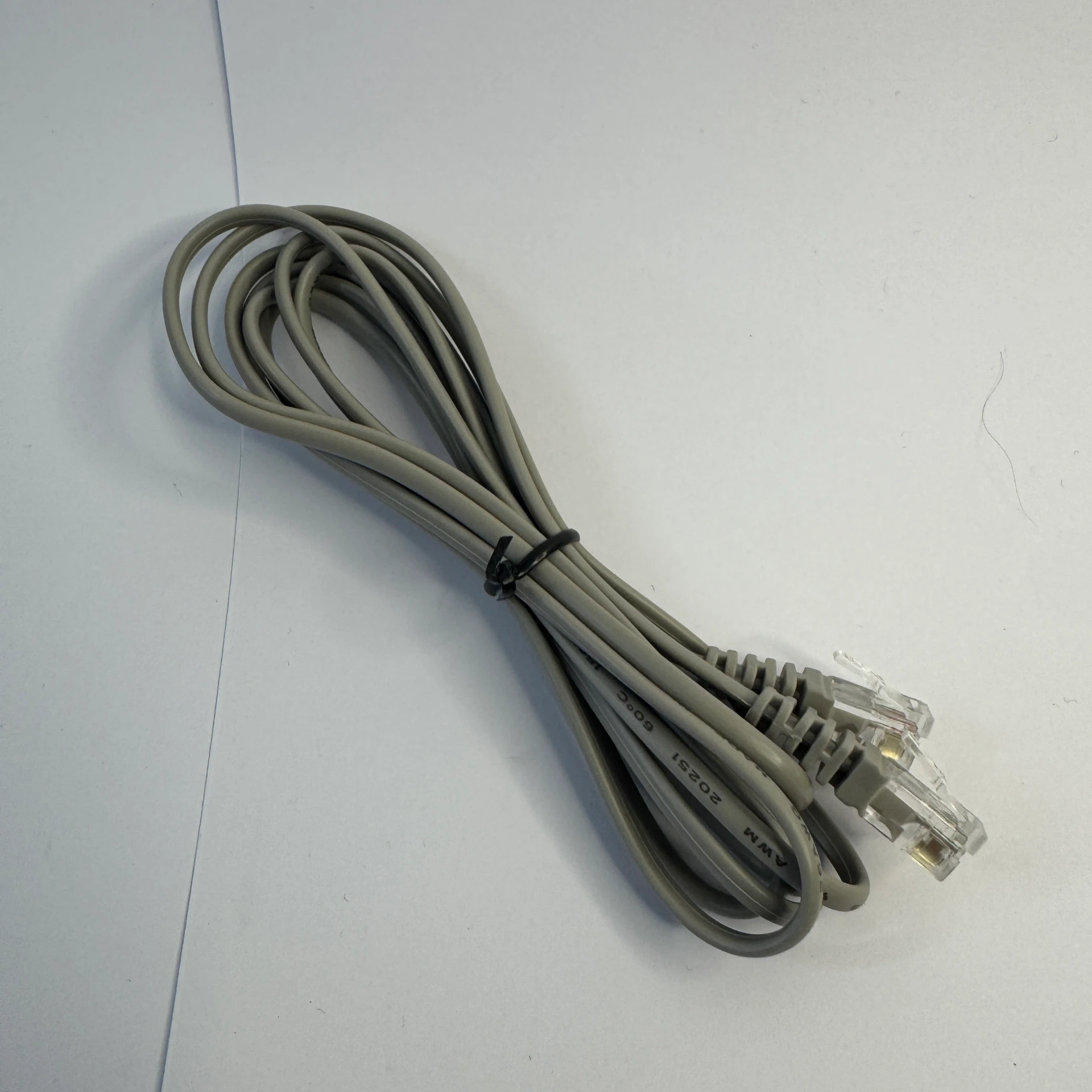 Cable RJ-11 para conexión de red (gris)